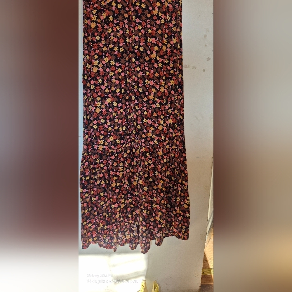 Mossimo Supply Co. Floral Pencil Skirt - Multicolor Long 46 - Picture 3 of 7